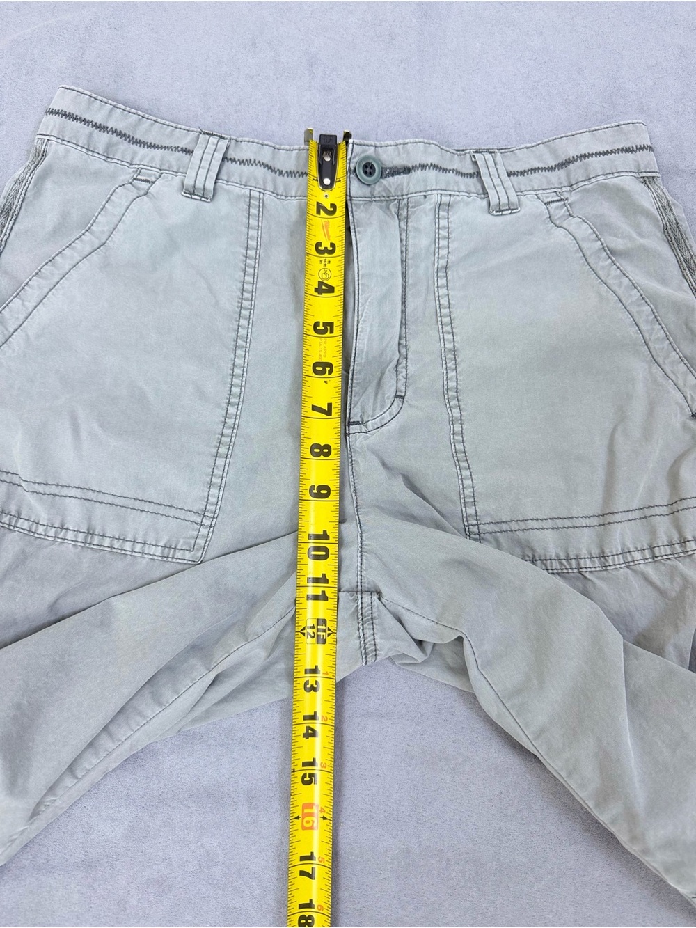 Pilcro Anthropologie Ventura Utility Cargo Pants Gray - Picture 7 of 10